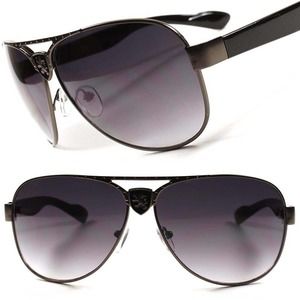 Khan Designer Stylish Classic Vintage Retro Aviation Mens Womens Sunglasses